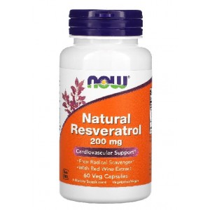 Natural Resveratrol 200mg (60капс)